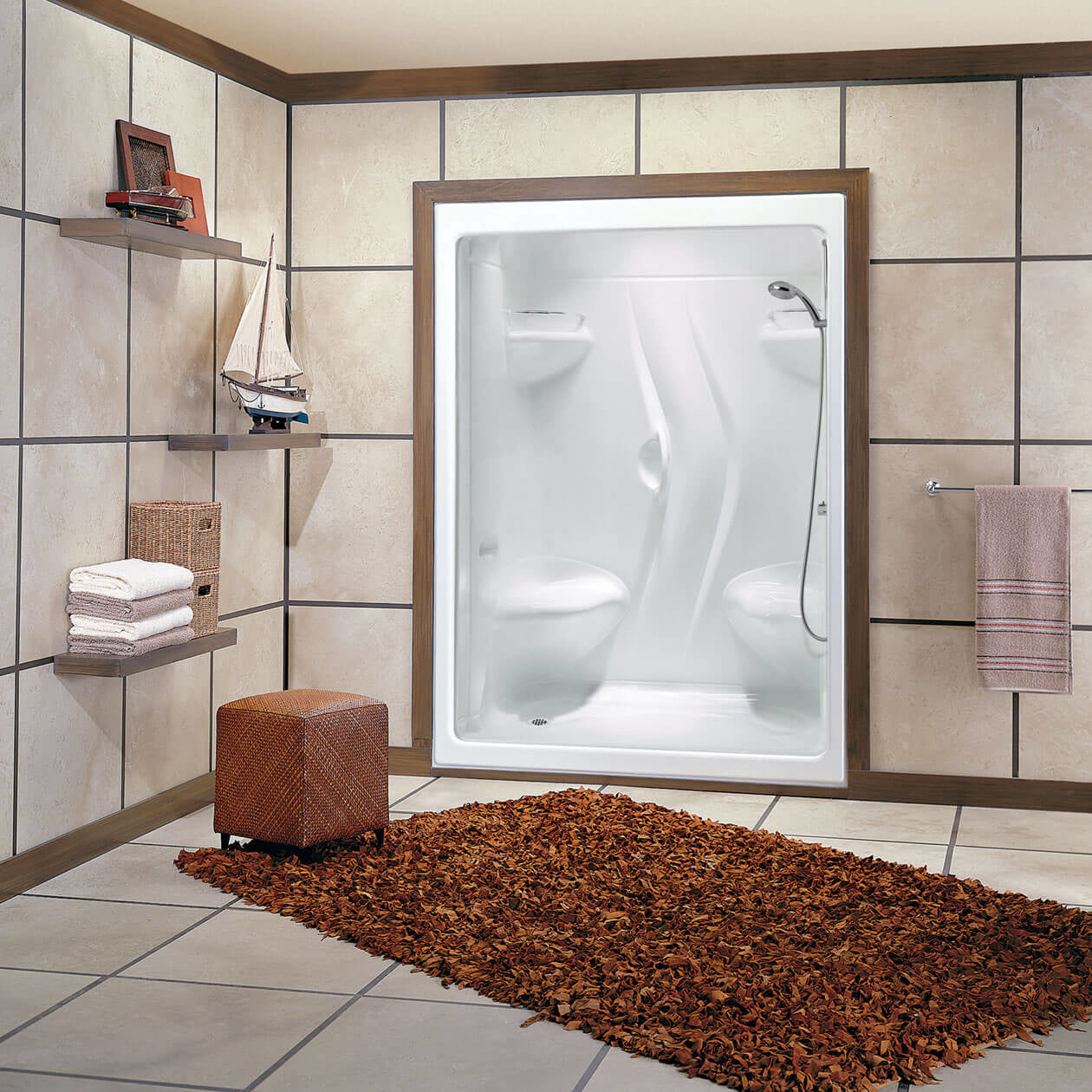 Maax Stamina 60-I 60 x 36 Acrylic Alcove One-Piece Shower