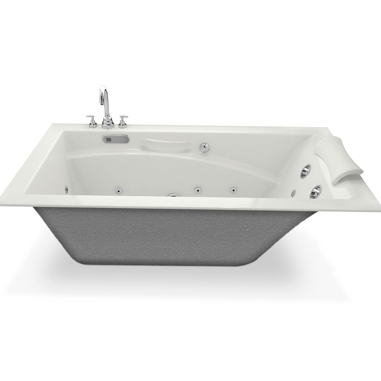Maax Optik 6636 Acrylic Alcove Left-Hand Drain Bathtub