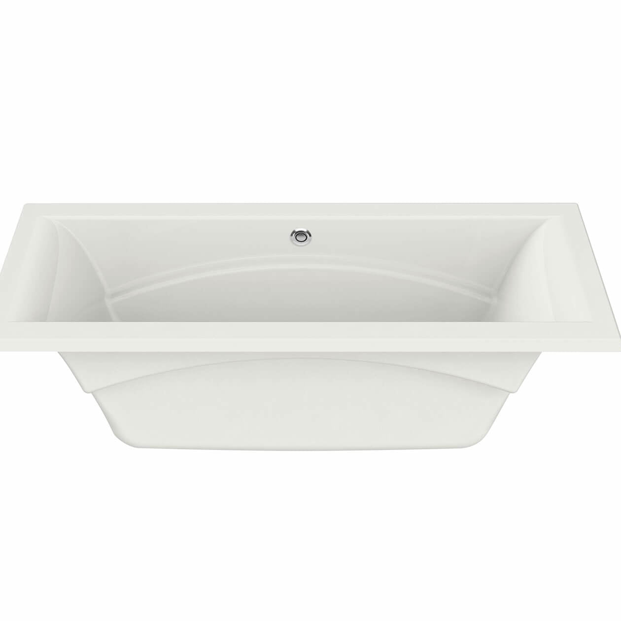 Maax Optik 7242 Acrylic Undermount Center Drain Bathtub