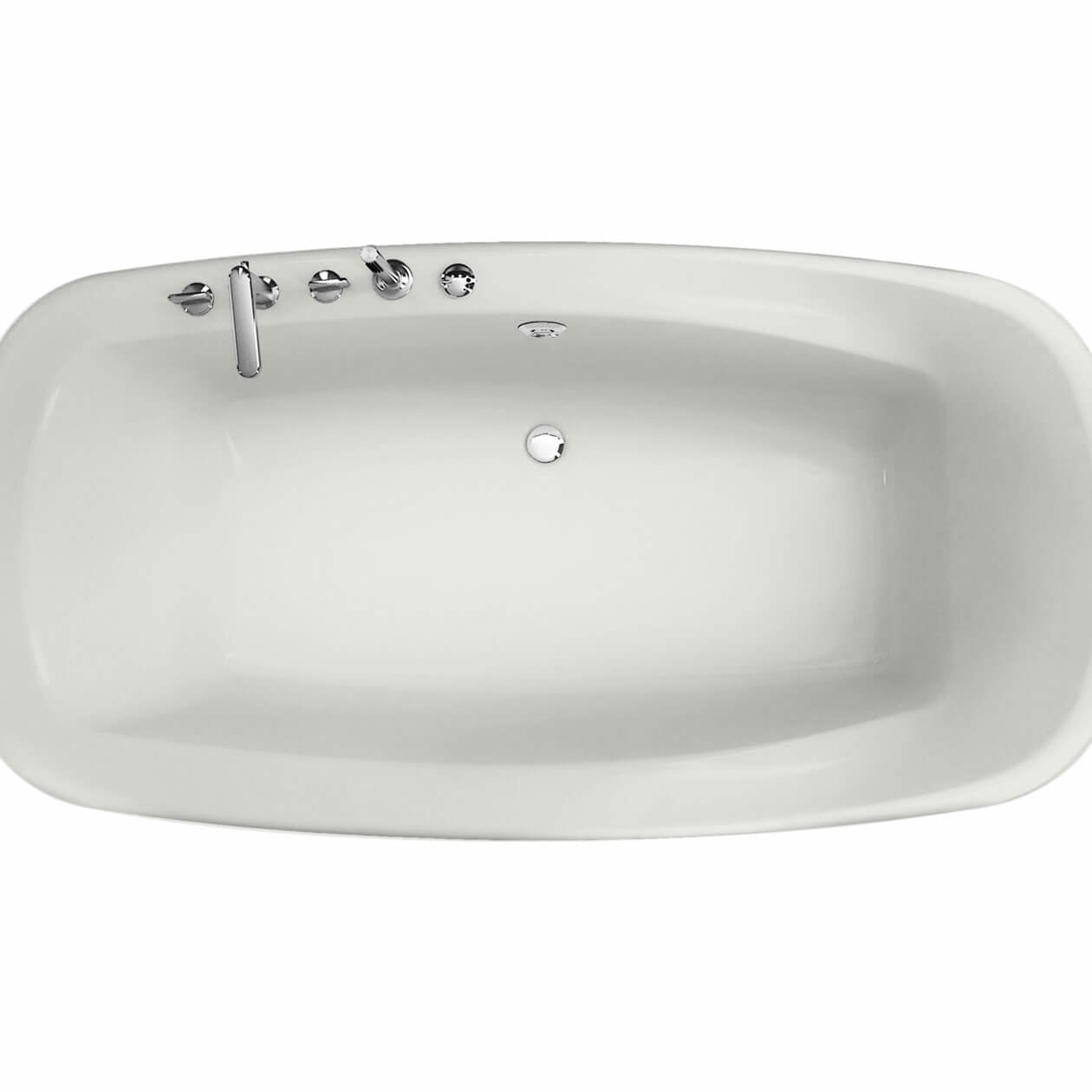 Maax Eterne 7236 Acrylic Drop-in Center Drain Bathtub