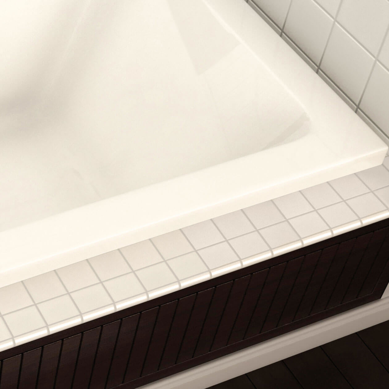 Maax Pose 7242 Acrylic Drop-in End Drain Bathtub