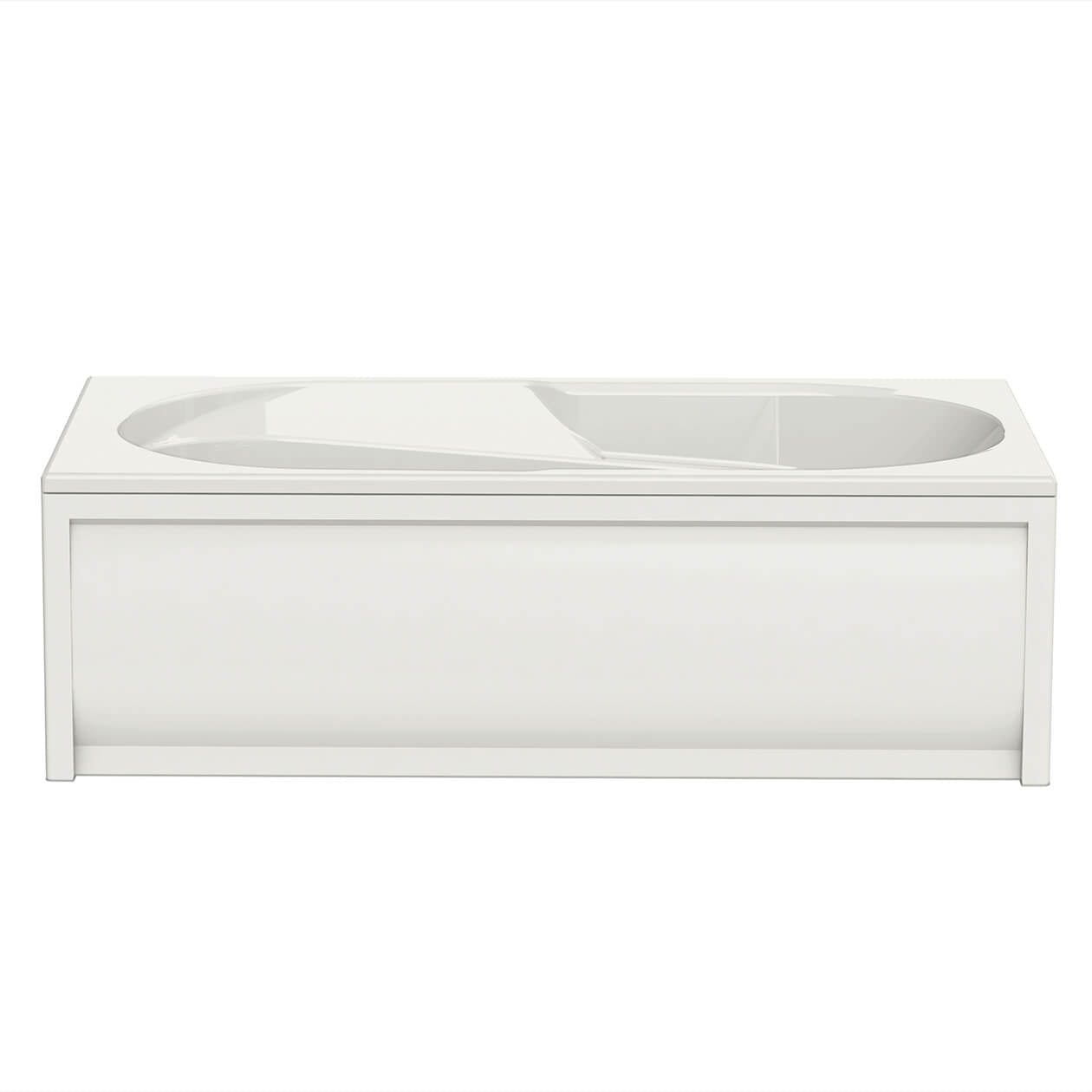 Maax Baccarat 72 x 36 Acrylic Alcove End Drain Bathtub