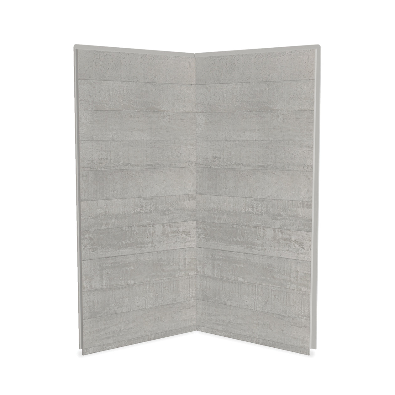 Maax Utile 3636 Composite Direct-to-Stud Two-Piece Corner Shower Wall Kit