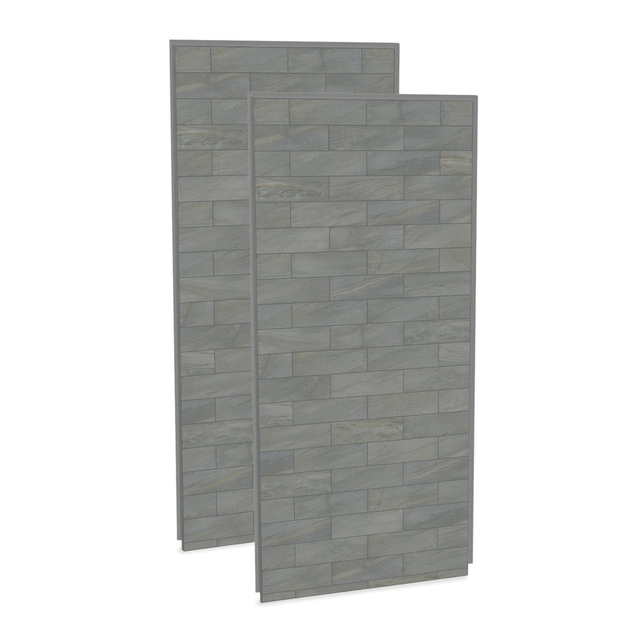 Maax Utile 3636 Composite Direct-to-Stud Two-Piece Corner Shower Wall Kit
