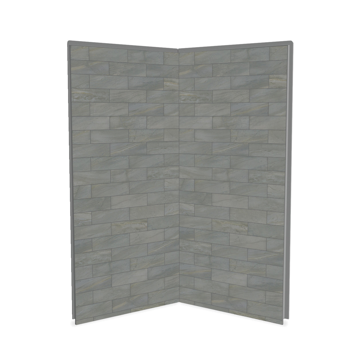 Maax Utile 3636 Composite Direct-to-Stud Two-Piece Corner Shower Wall Kit