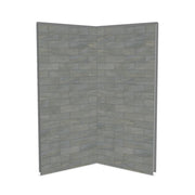 Maax Utile 3636 Composite Direct-to-Stud Two-Piece Corner Shower Wall Kit