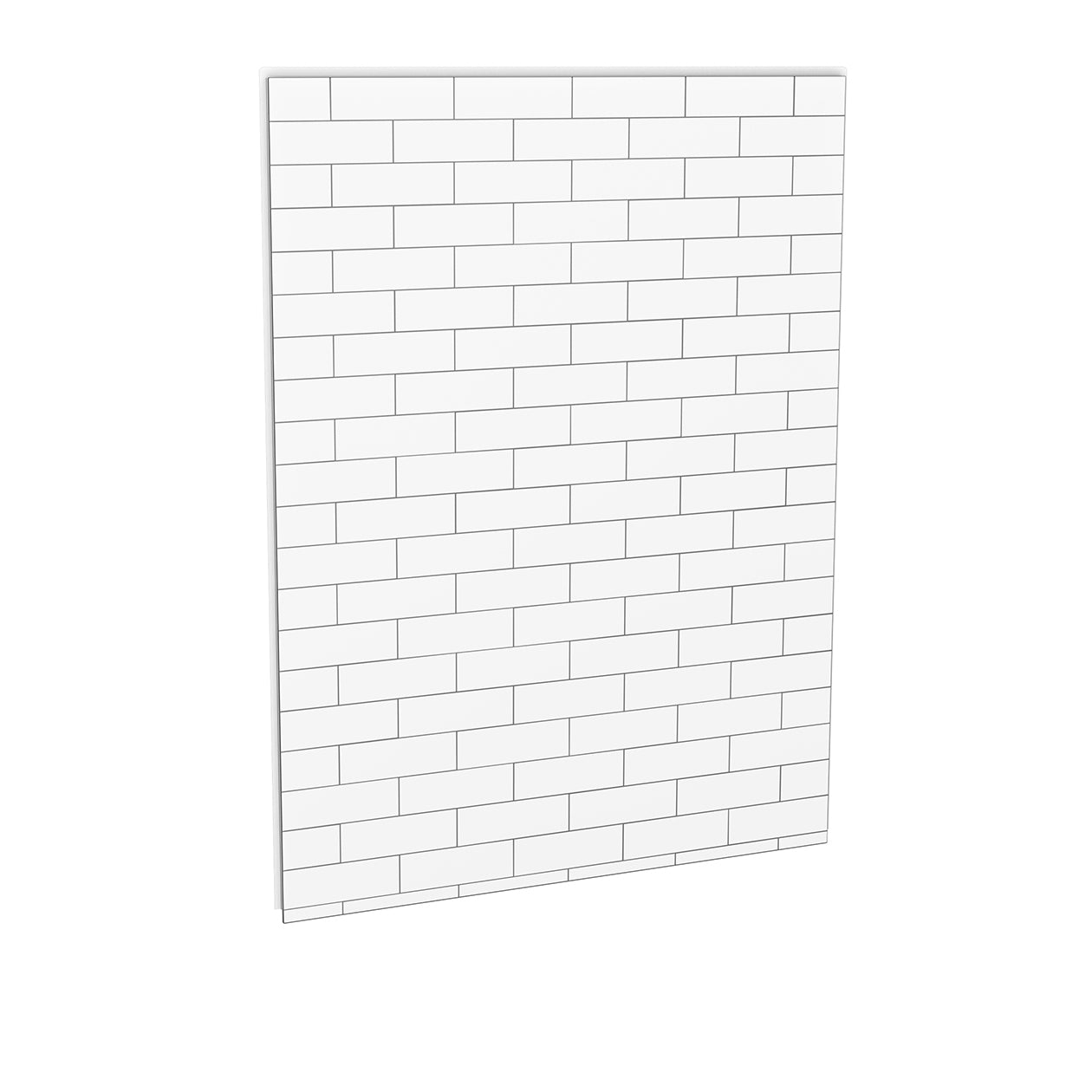 Maax Utile 60 in. Composite Direct-to-Stud Back Wall
