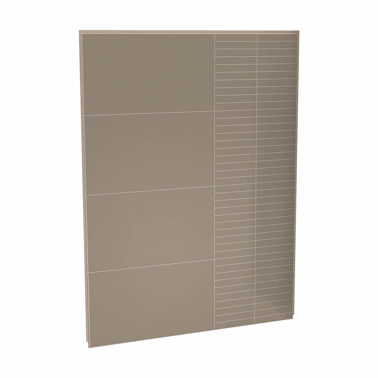 Maax Utile 60 in. Composite Direct-to-Stud Back Wall