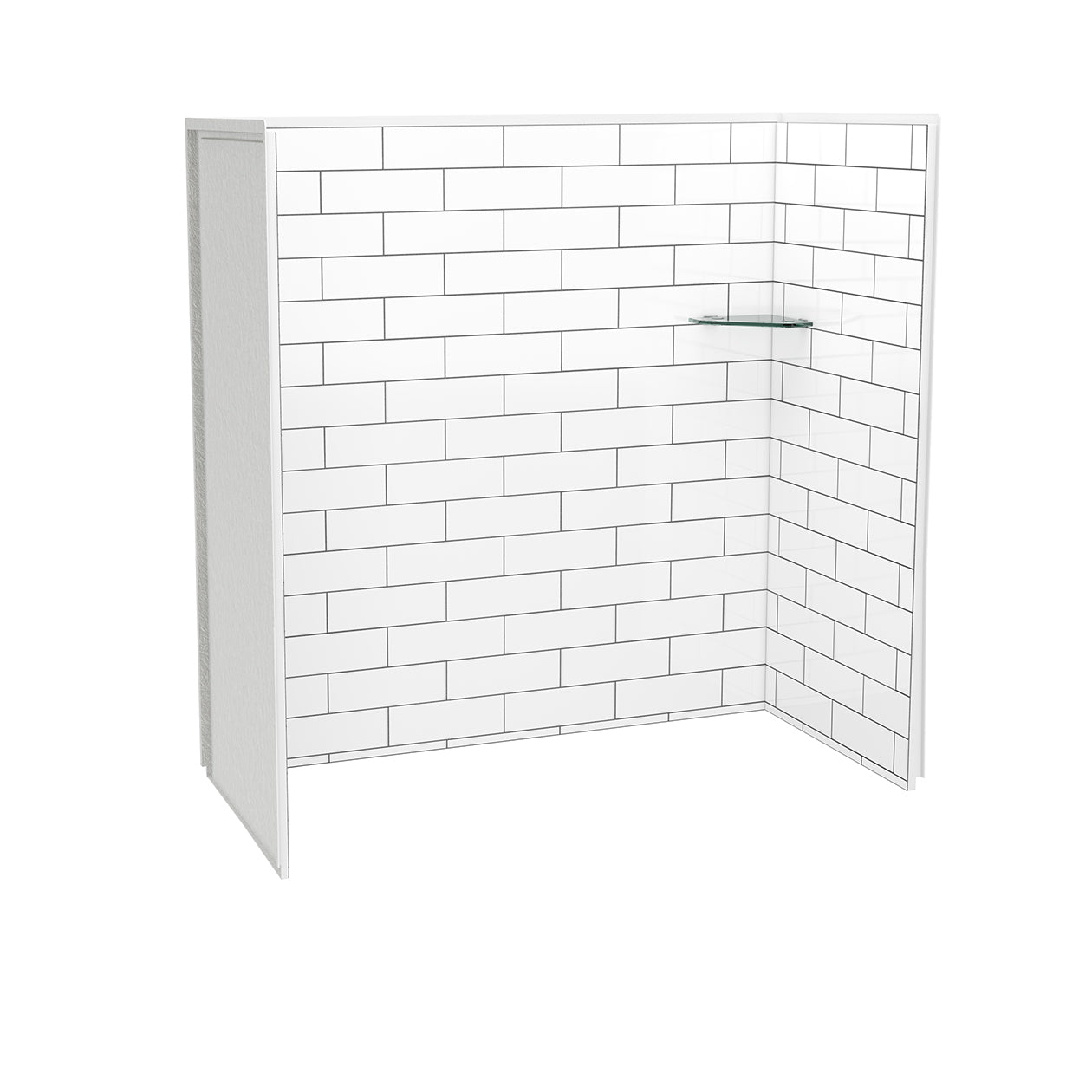 Maax Utile 6030 Composite Direct-to-Stud Three-Piece Tub Wall Kit