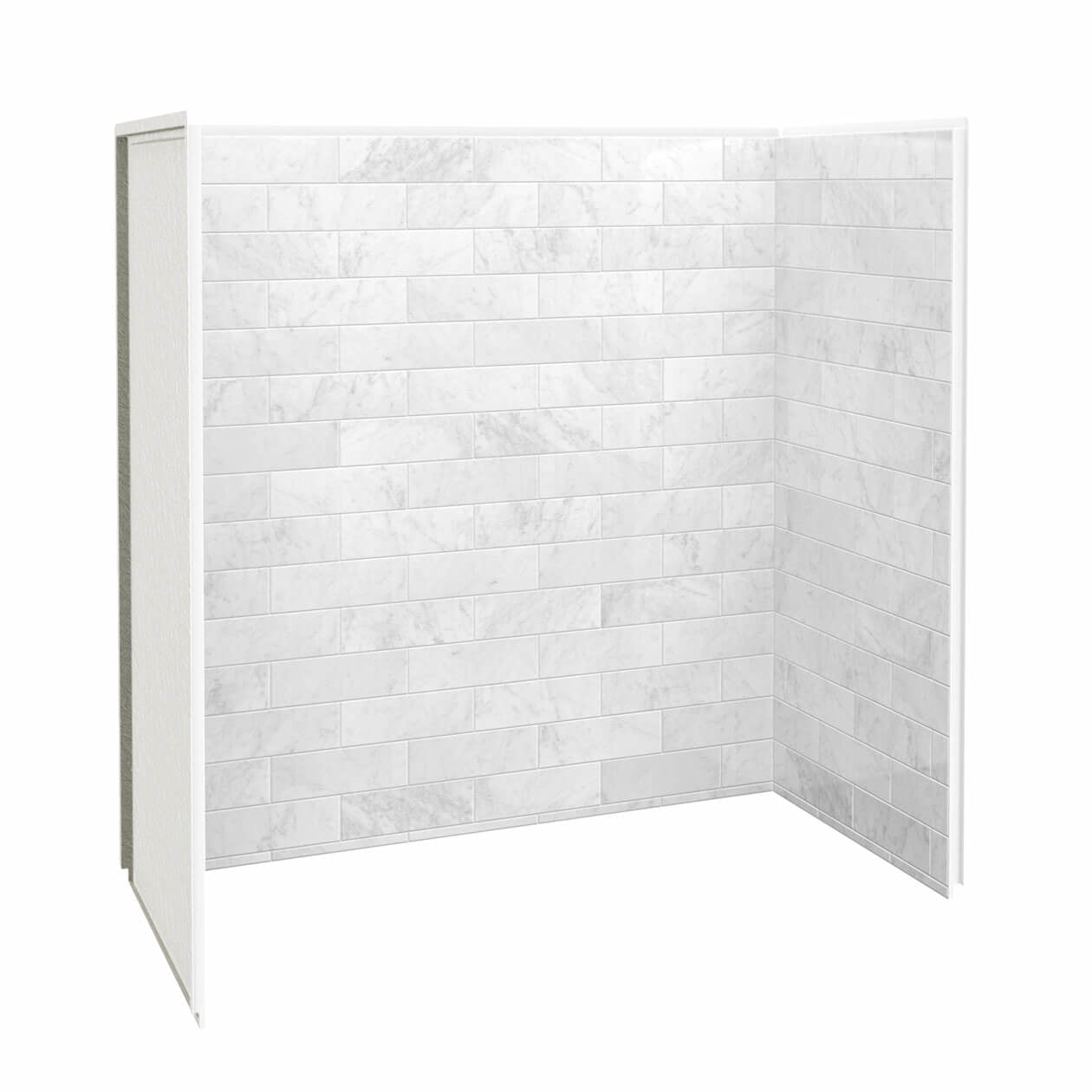 Maax Utile 6030 Composite Direct-to-Stud Three-Piece Tub Wall Kit