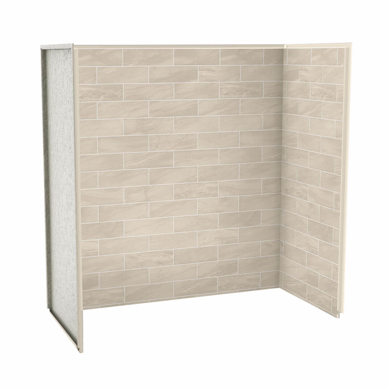 Maax Utile 6030 Composite Direct-to-Stud Three-Piece Tub Wall Kit