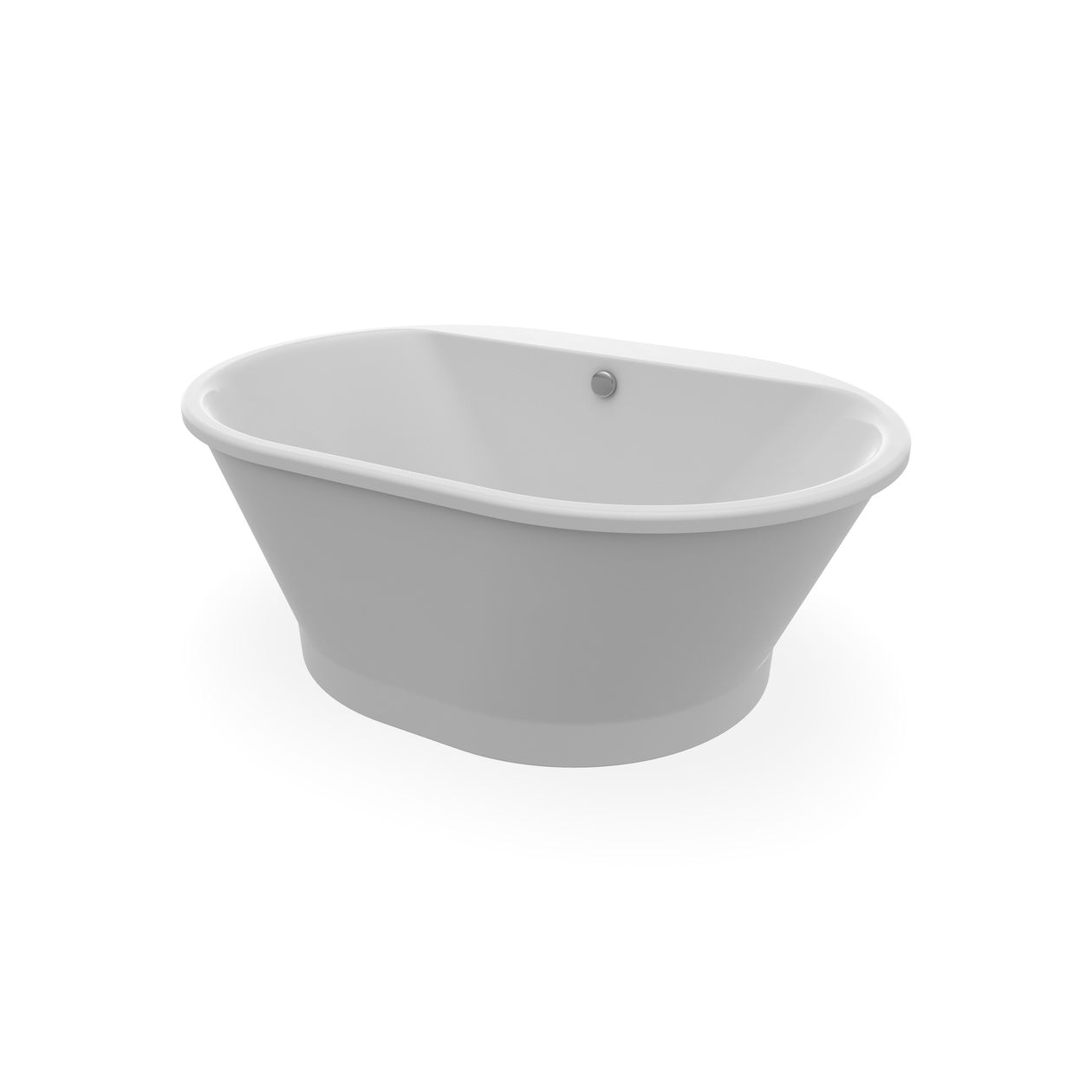 Maax Brioso 6042 AcrylX Freestanding Center Drain Bathtub