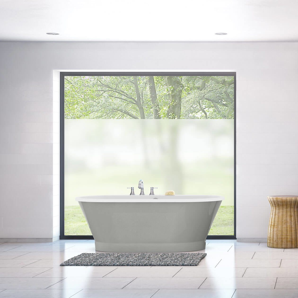 Maax Brioso 6042 AcrylX Freestanding Center Drain Bathtub