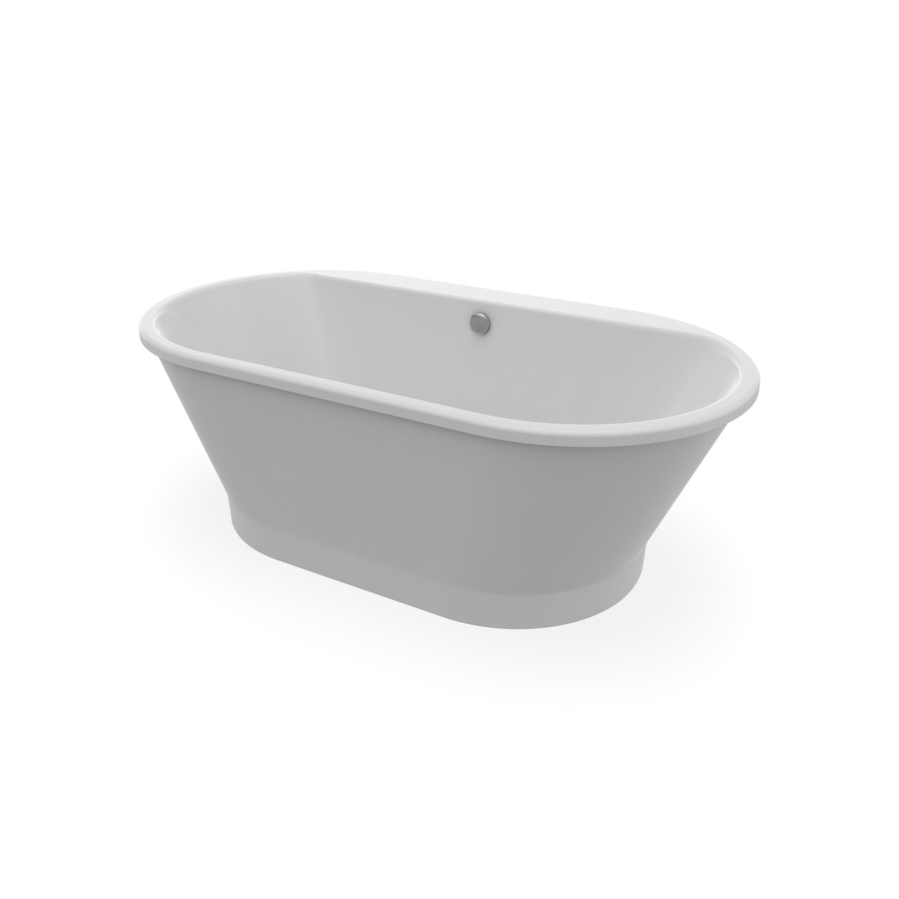 Maax Brioso 6636 AcrylX Freestanding Center Drain Bathtub