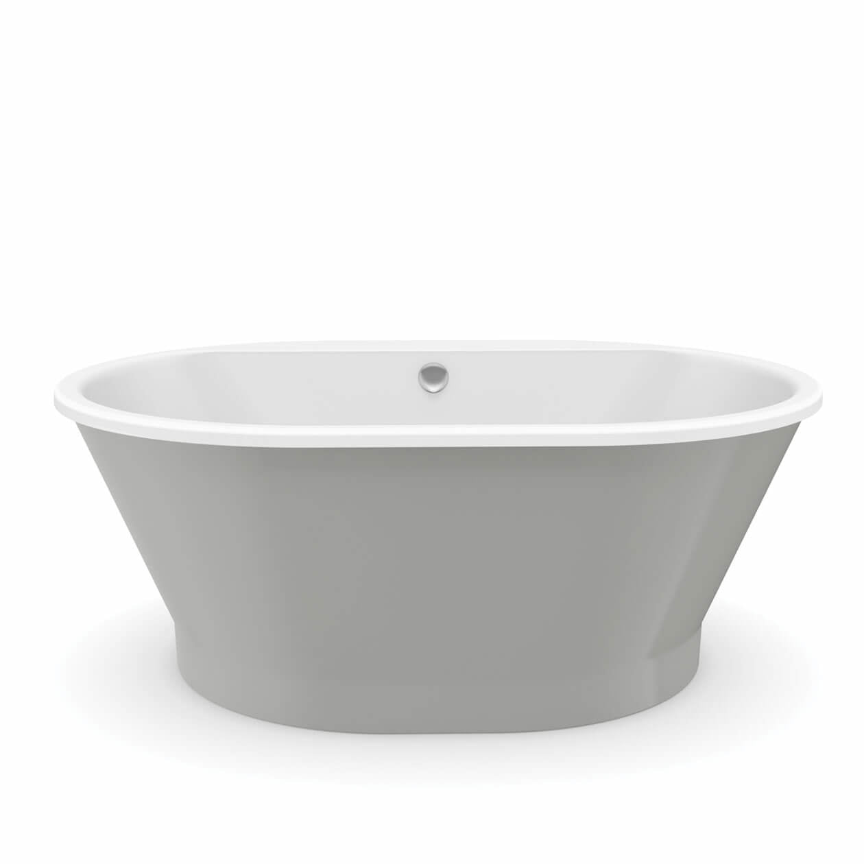 Maax Brioso 6636 AcrylX Freestanding Center Drain Bathtub