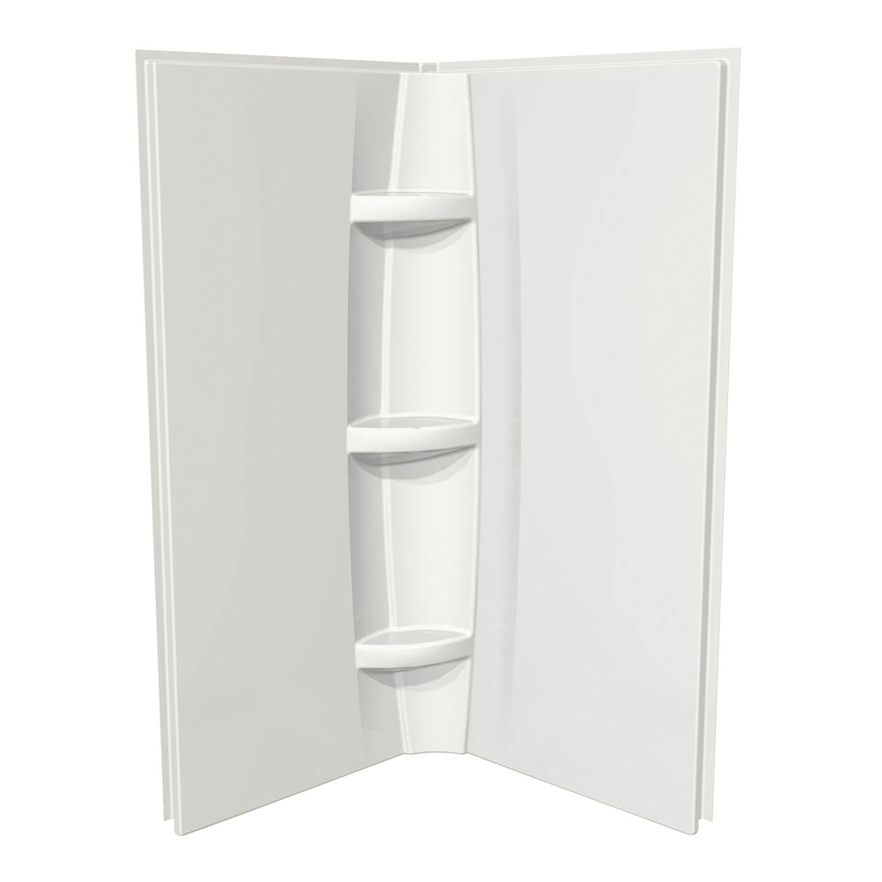 Maax 42 x 72 in. Acrylic Direct-to-Stud Two-Piece Shower Wall Kit