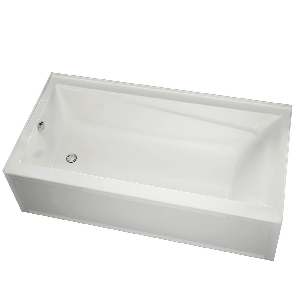 Maax New Town 6032 IFS Acrylic Alcove Left-Hand Drain 10 Microjets Bathtub