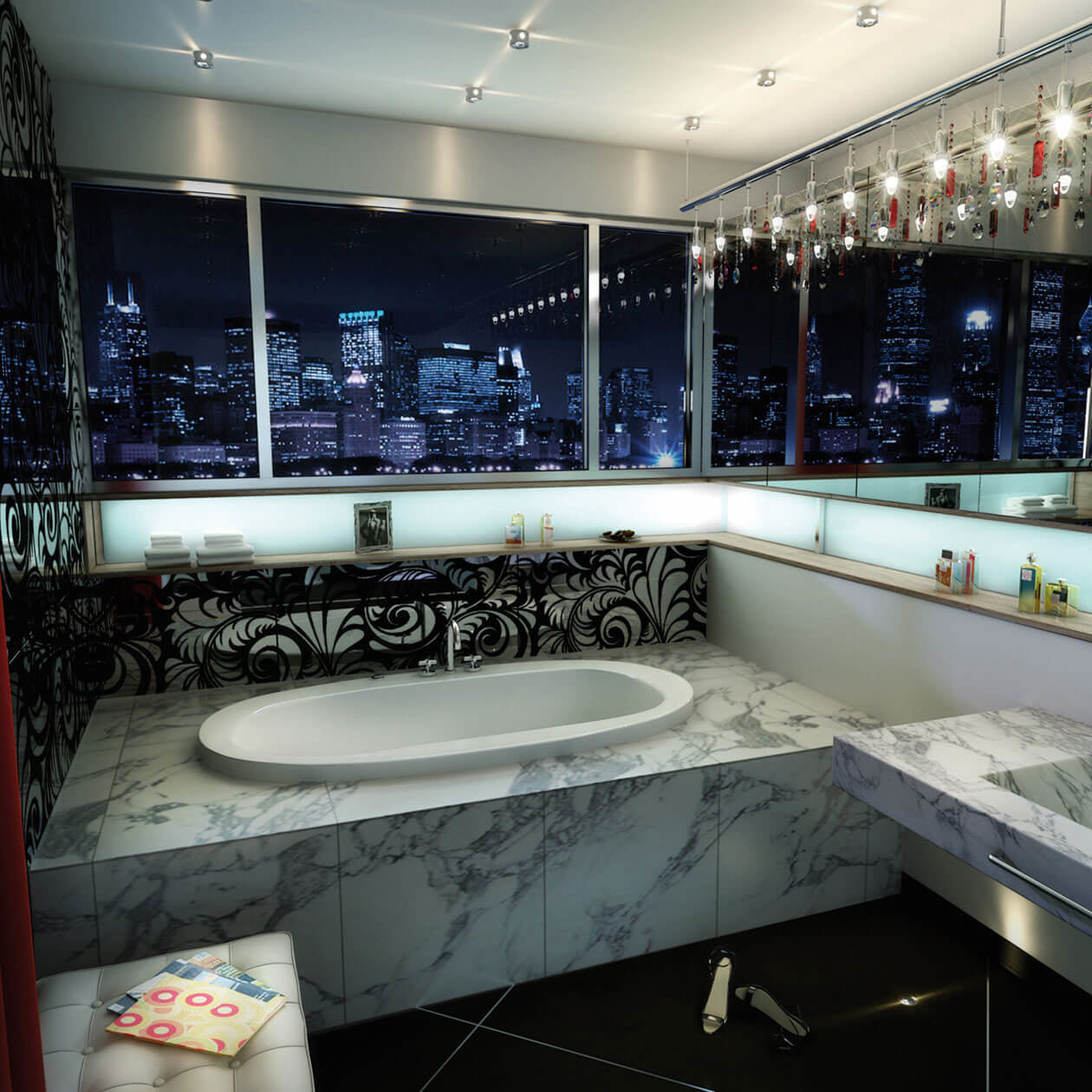 Maax Jazz 66 x 36 Acrylic Drop-in Center Drain Bathtub