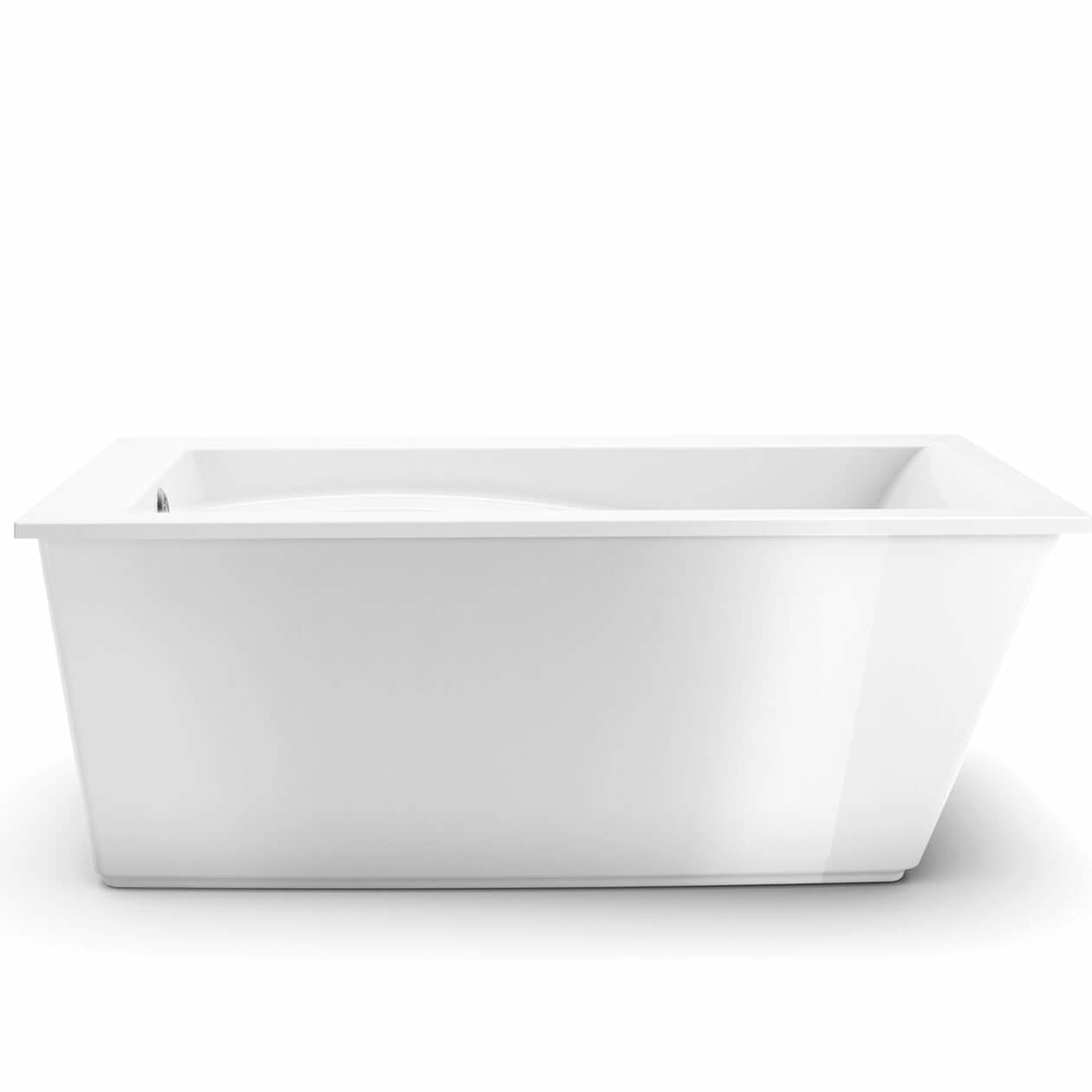 Maax Optik 6032 F Acrylic Freestanding End Drain Bathtub