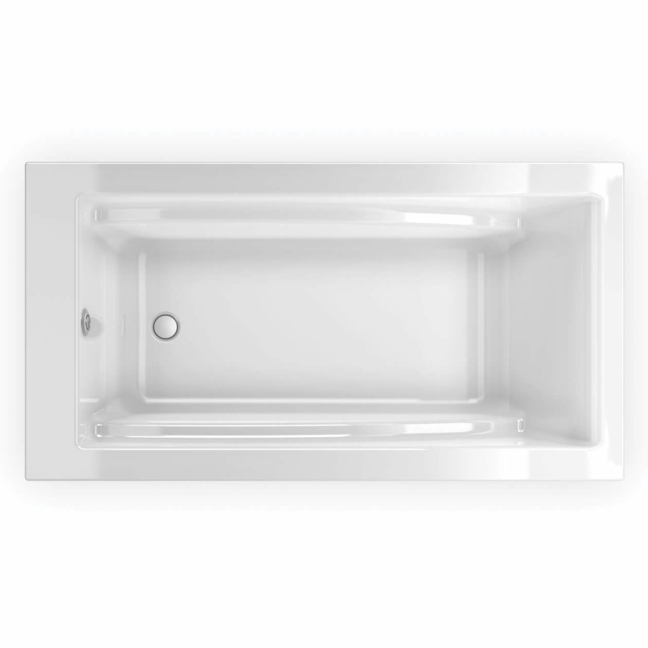 Maax Optik 6032 F Acrylic Freestanding End Drain Bathtub
