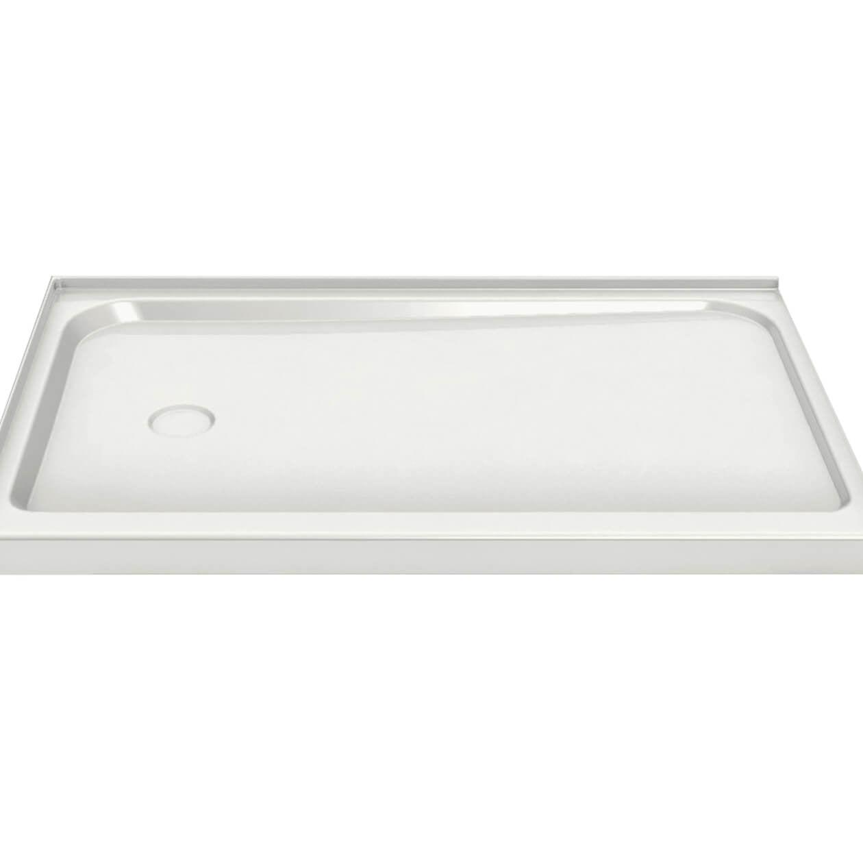 Maax Rectangular Base 6036 3 in. Acrylic Corner Left or Right Shower Base with Drain