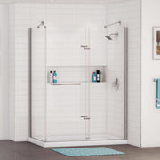 Maax Rectangular Base 6036 3 in. Acrylic Corner Left or Right Shower Base with Drain