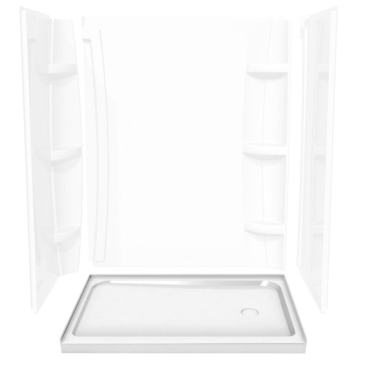 Maax Rectangular Base 6032 3 in. Acrylic Alcove Shower Base