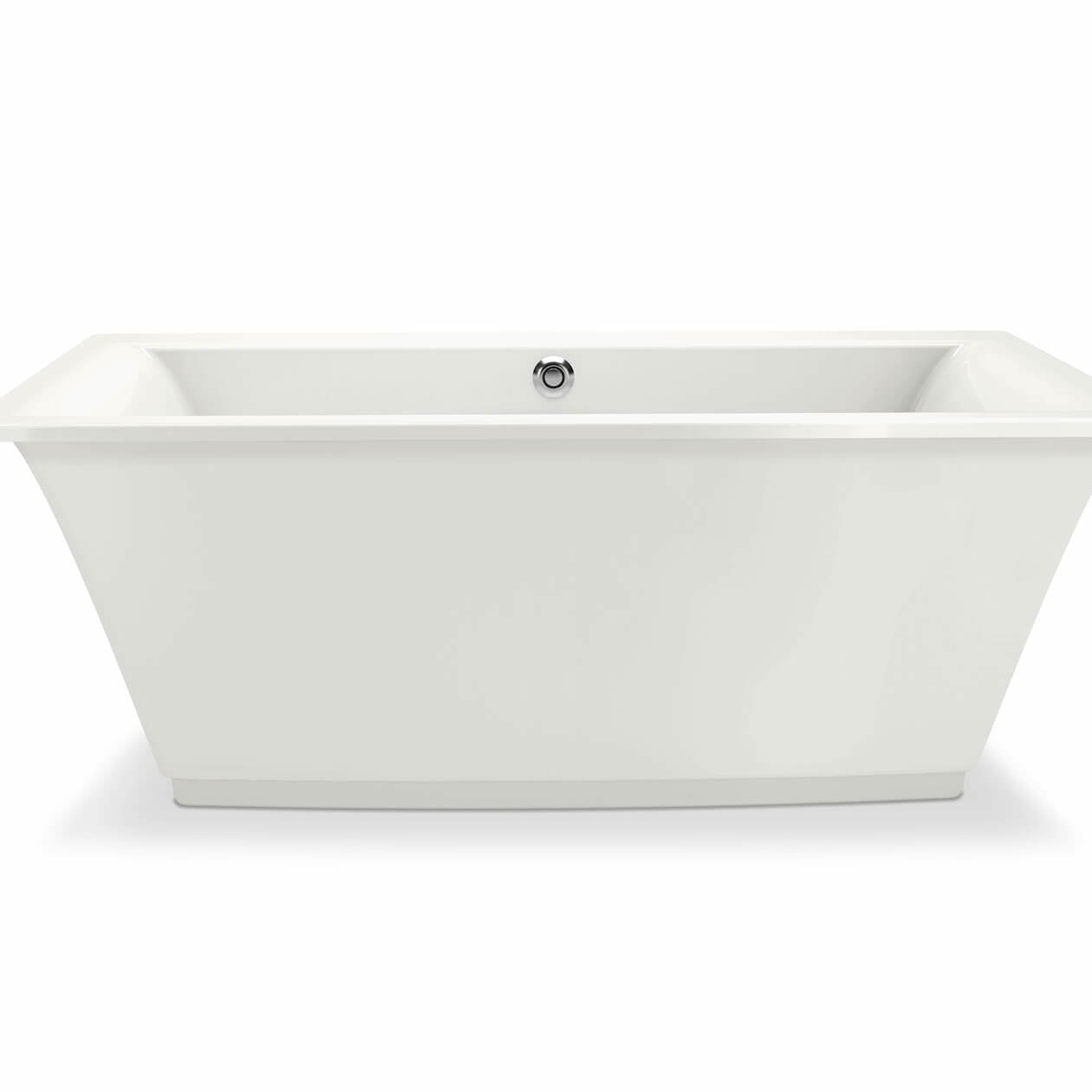 Maax Optik 6636 F Acrylic Freestanding Center Drain Bathtub