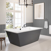 Maax Optik 6636 F Acrylic Freestanding Center Drain Bathtub