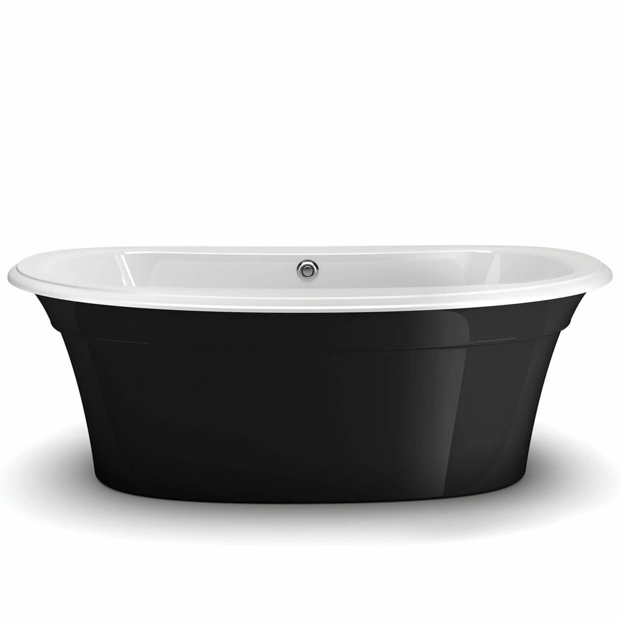 Maax Ella Sleek 66 x 36 Acrylic Freestanding Center Drain Bathtub