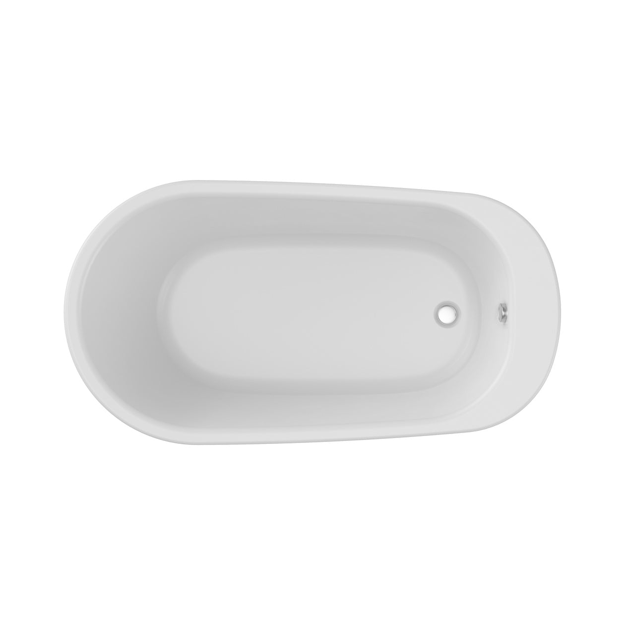Maax Sax 6032 AcrylX Freestanding End Drain Bathtub