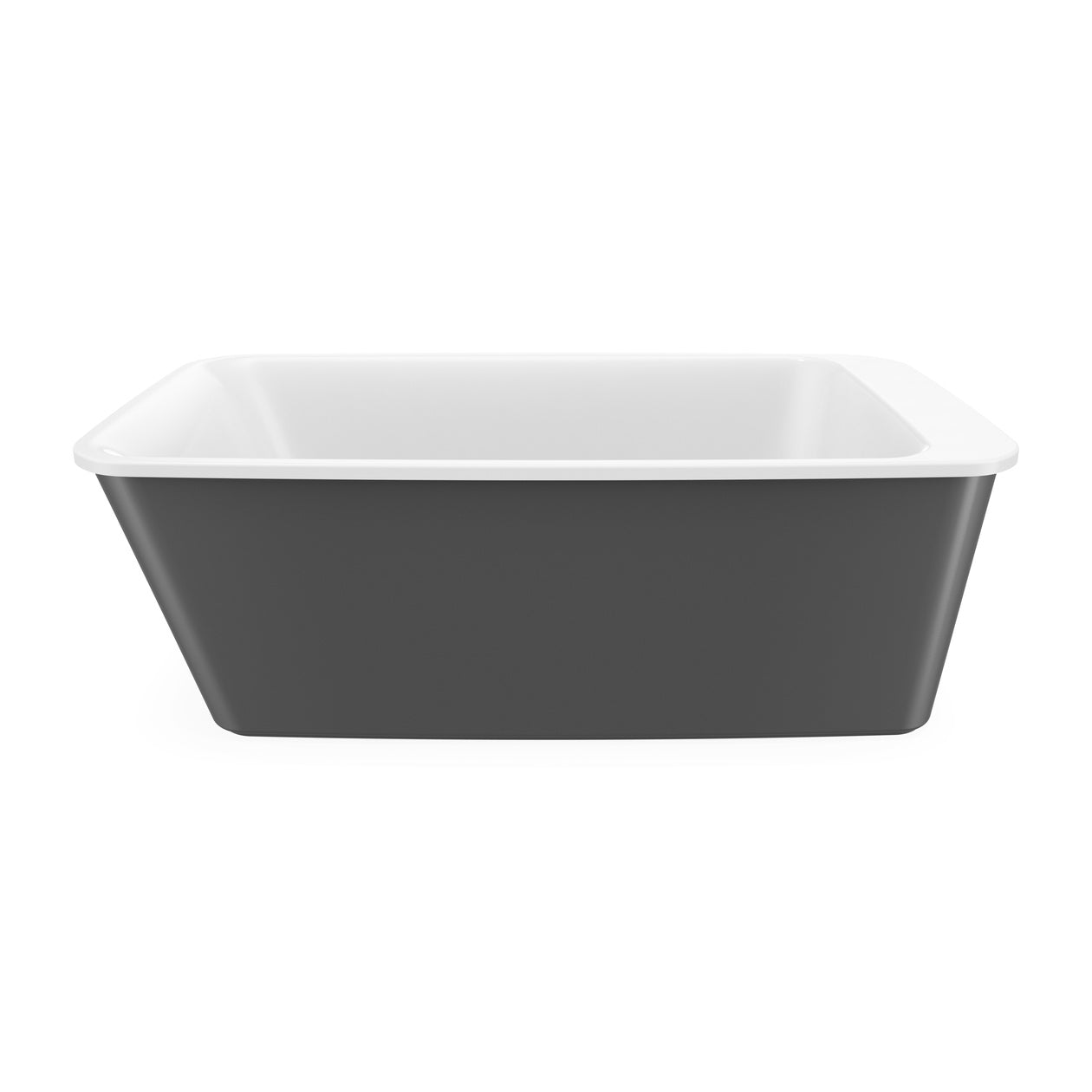 Maax Lounge 6434 Acrylic Freestanding End Drain Bathtub