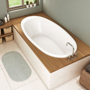 Maax Saturna 7236 Acrylic Drop-in End Drain Bathtub