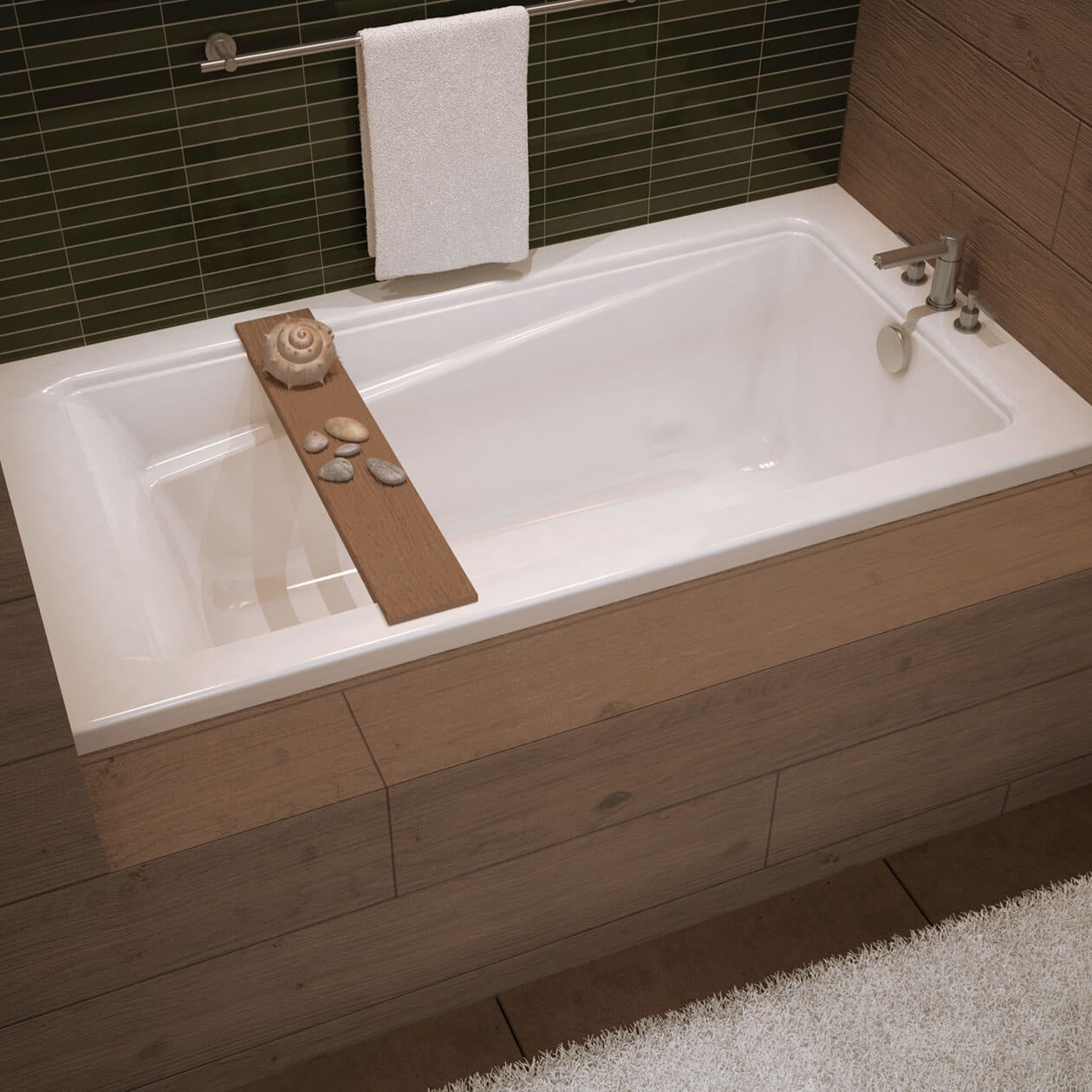 Maax Exhibit 6036 IF Acrylic Alcove Bathtub