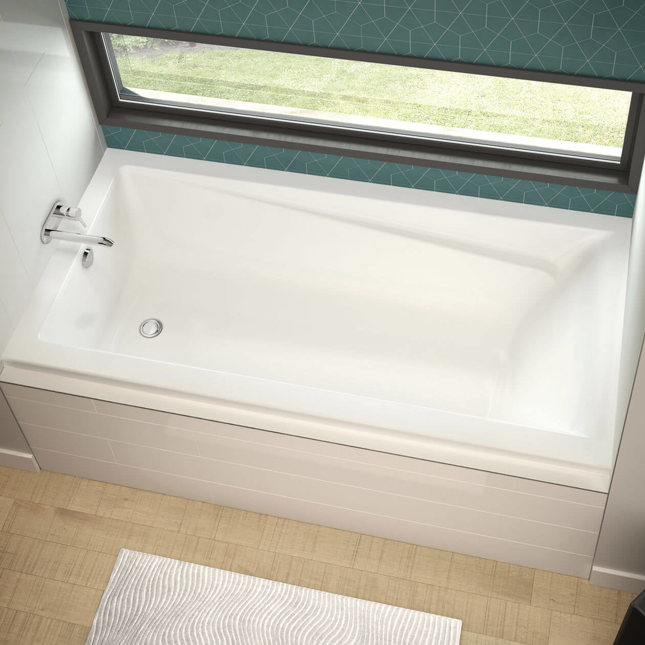 Maax Exhibit 6042 IF Acrylic Alcove Bathtub