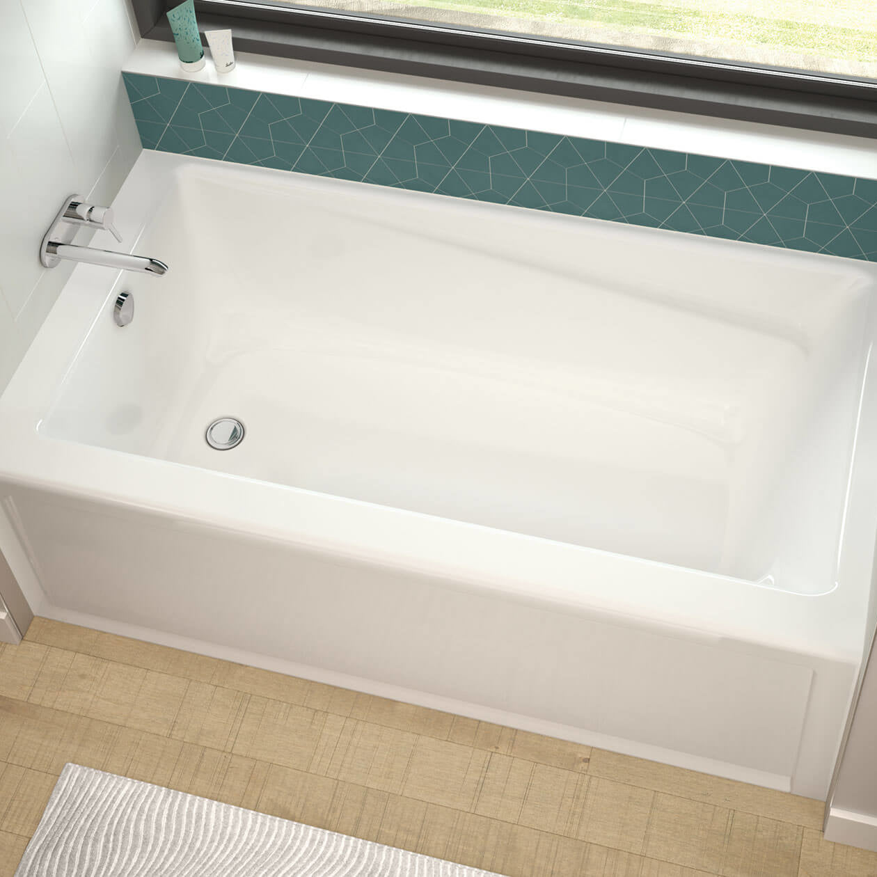 Maax Exhibit 6042 IFS AFR Acrylic Alcove Bathtub