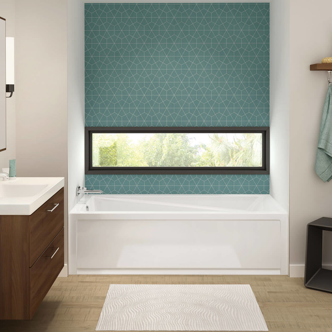 Maax Exhibit 7236 IFS Acrylic Alcove Bathtub