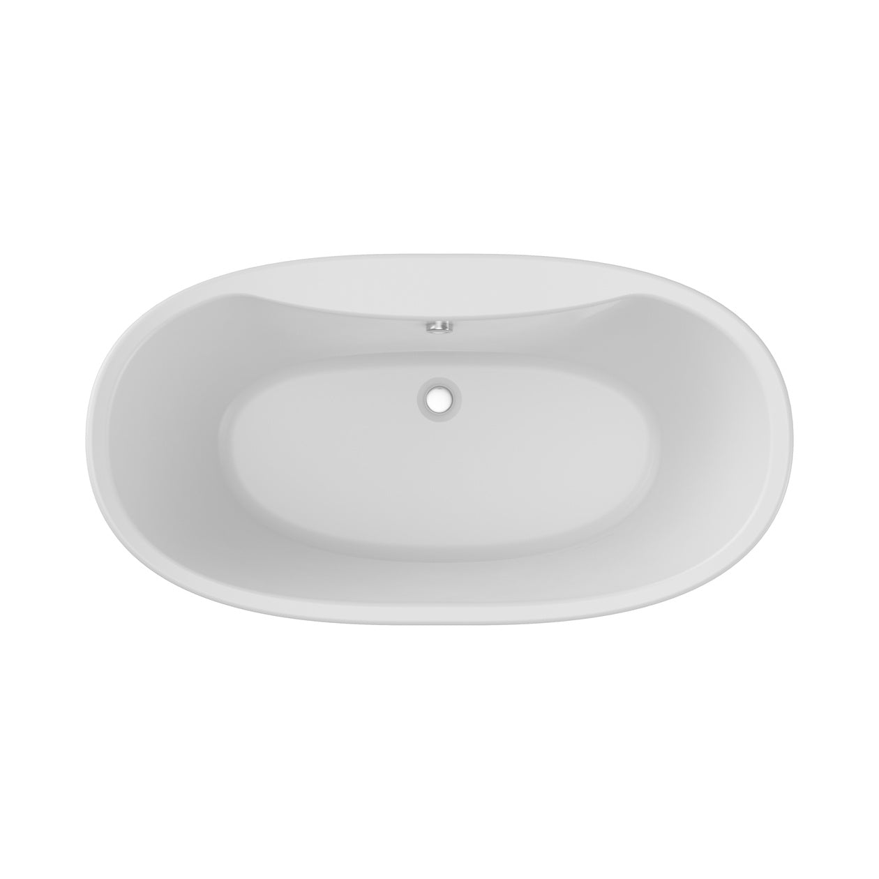 Maax Delsia 6032 AcrylX Freestanding Center Drain Bathtub