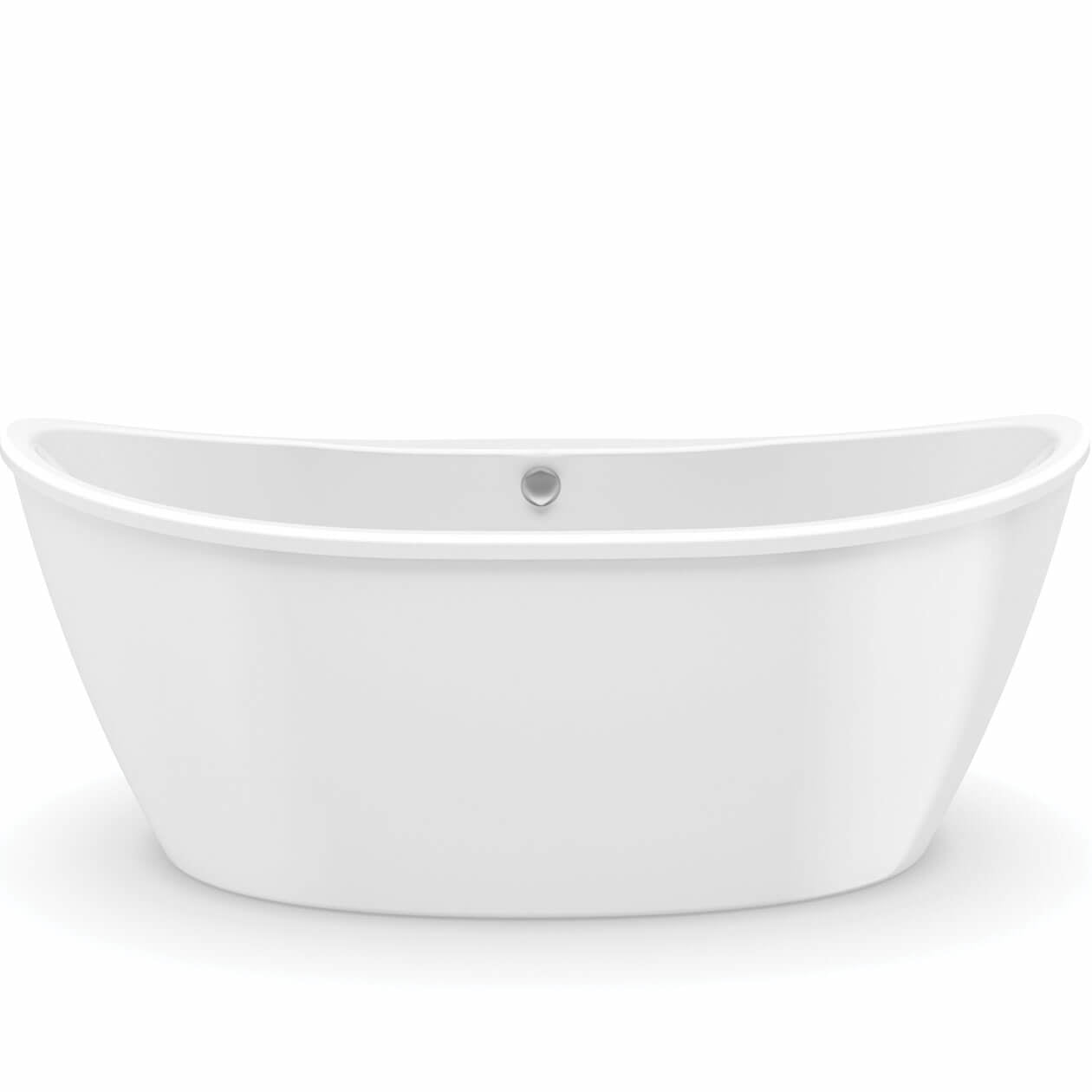 Maax Delsia 6636 AcrylX Freestanding Center Drain Bathtub