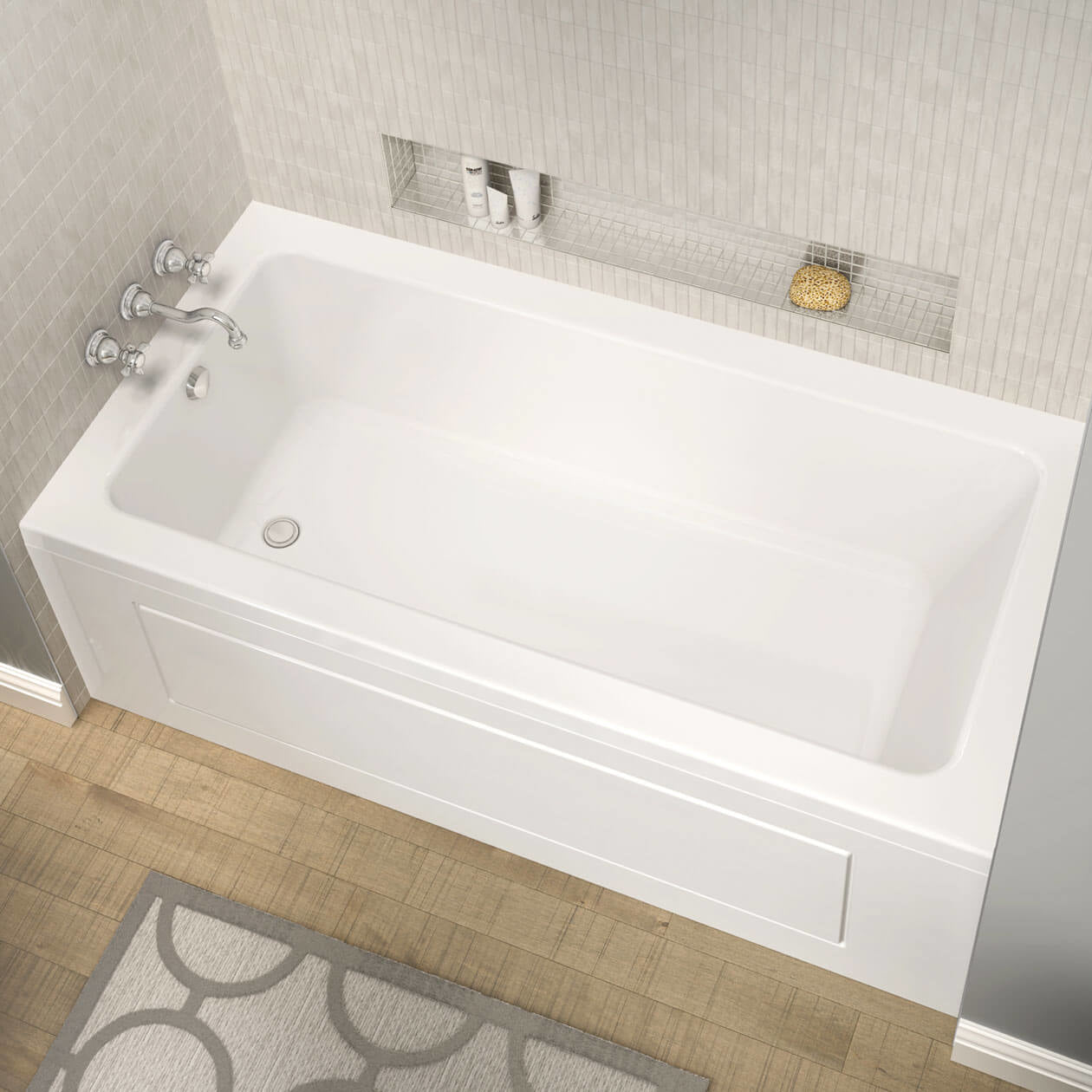 Maax Pose 6636 IF Acrylic Alcove Bathtub