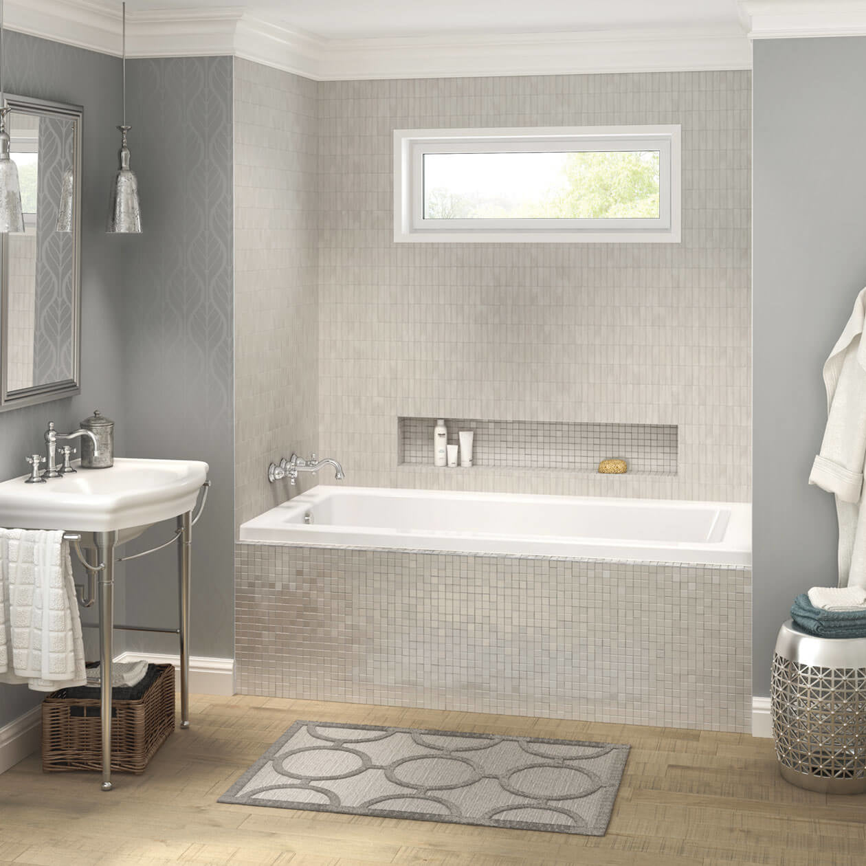 Maax Pose 6636 IF Acrylic Alcove Bathtub