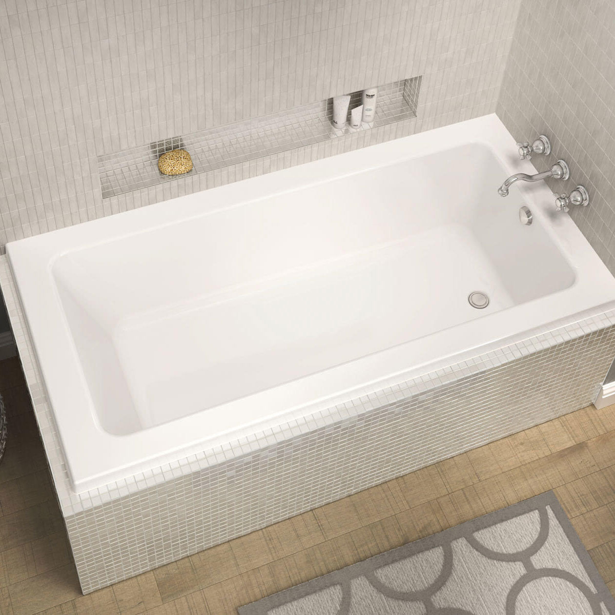 Maax Pose 6636 IF Acrylic Corner Right Bathtub