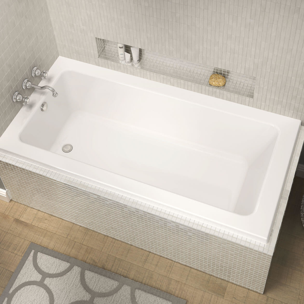 Maax Pose 7242 IF Acrylic Corner Left Bathtub