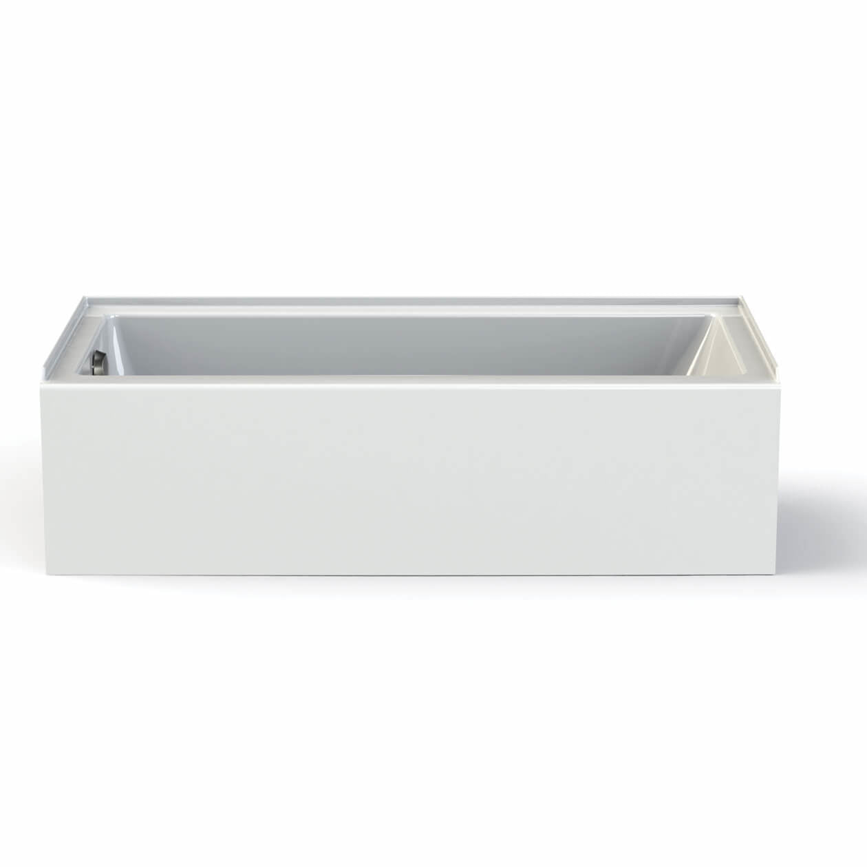 Rubix Access 6030 Acrylic Alcove Bathtub – Left-Hand Drain in White
