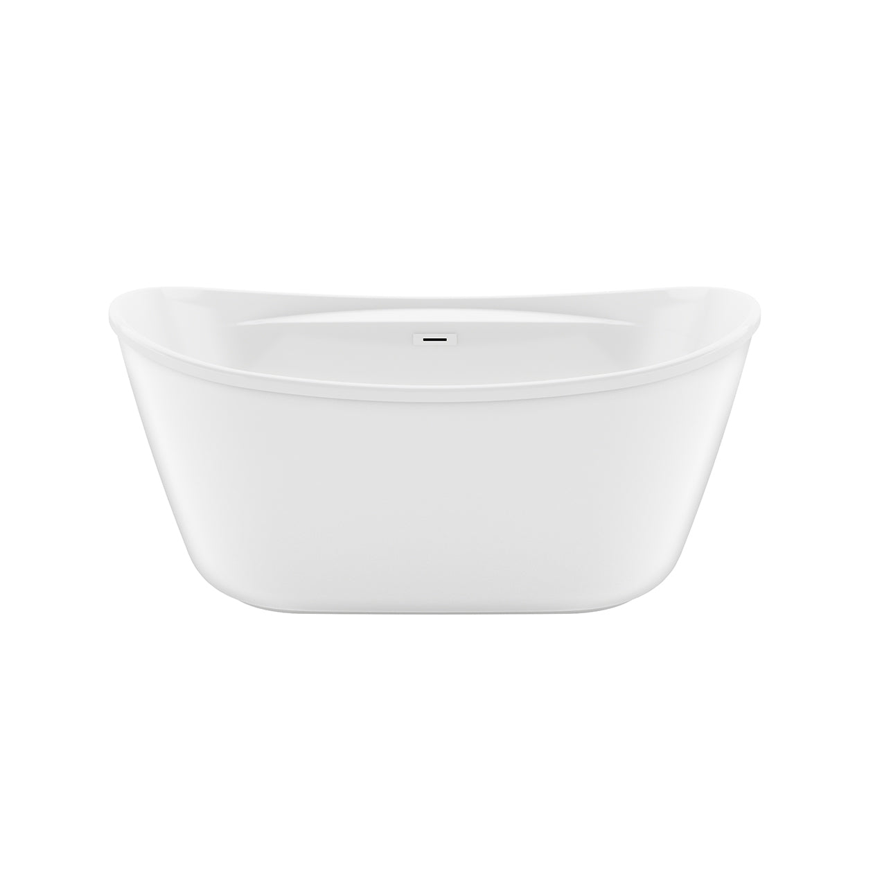 Maax Sonoma 58 x 32 AcrylX Freestanding Center Drain Bathtub with White Skirt