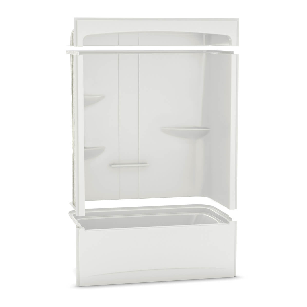 Maax Allia TSR-6032 AFR Acrylic Alcove Three-Piece Tub Shower