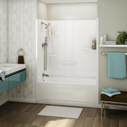 Maax Allia TS-6032 AFR Acrylic Alcove One-Piece Tub Shower