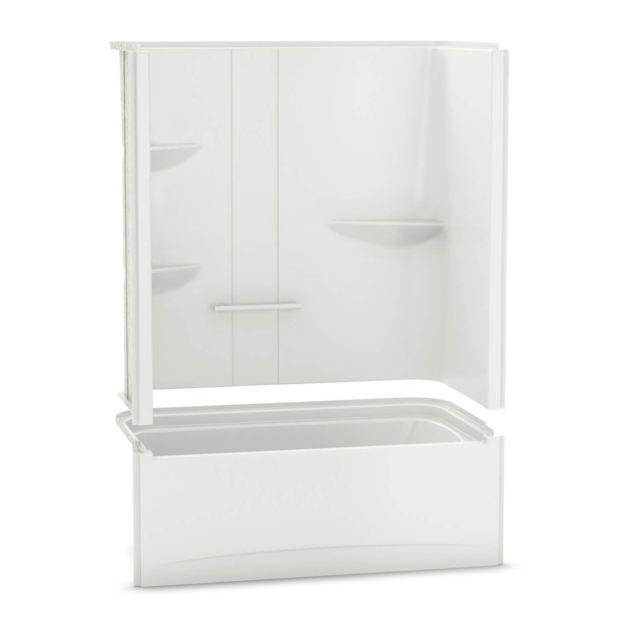 Maax ALLIA TS-6032 Acrylic Alcove Two-Piece Tub Shower 107001S