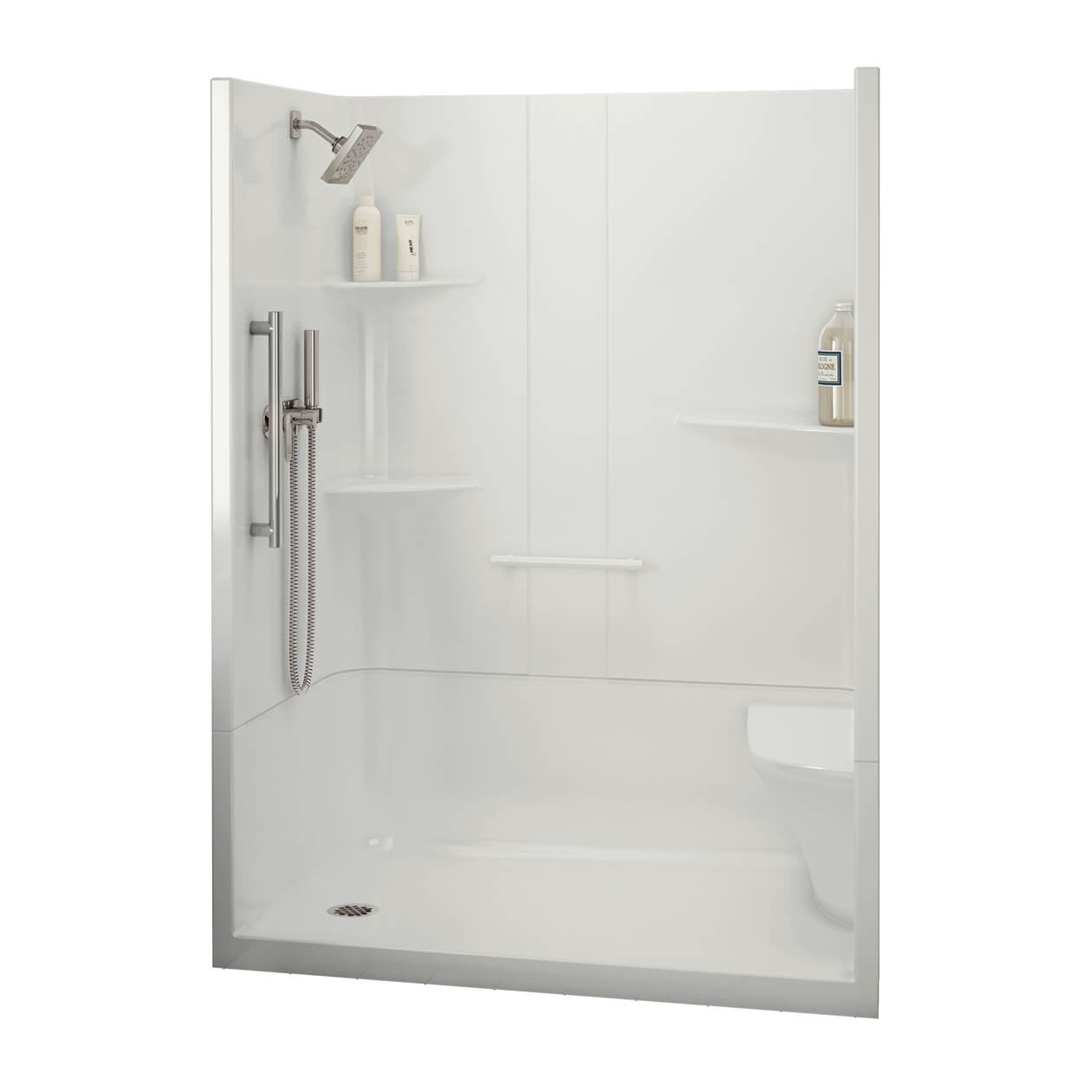 Maax Allia SH-6034 Acrylic Alcove Two-Piece Shower