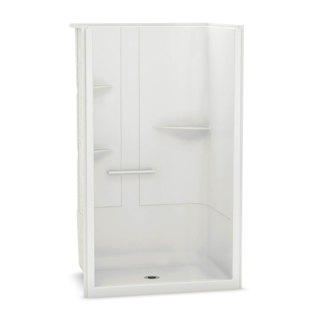 Maax Allia SH-4834 Acrylic Alcove Center Drain One-Piece Shower